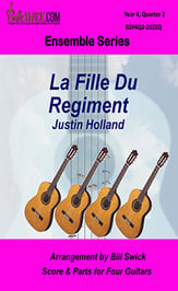 La Fille du Regiment Guitar and Fretted sheet music cover